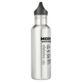 Morse Code NAVO Fonetisch Alfabet Waterfles (Links)