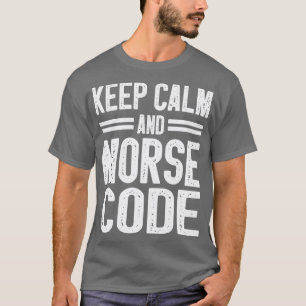 Morse-code Radio Ham Amateur Radio Operator Gift ( T-shirt