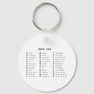 Morse Code Sleutelhanger