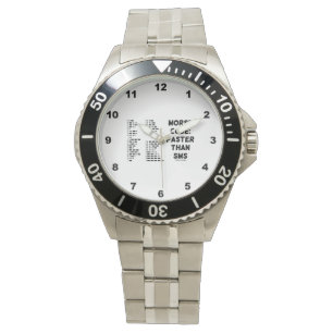 Morse code: Sneller dan SMS International Morse Horloge