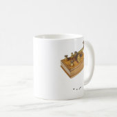 Morse code Tea mok (Voorkant rechts)