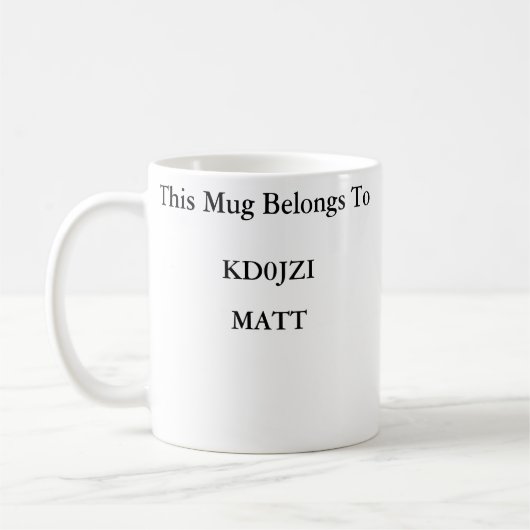 Morse code Tea mok (Links)