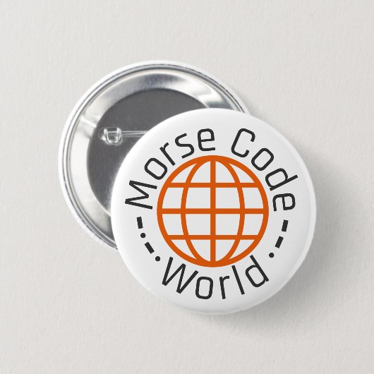 Morse Code World badge (Devant & derrière)