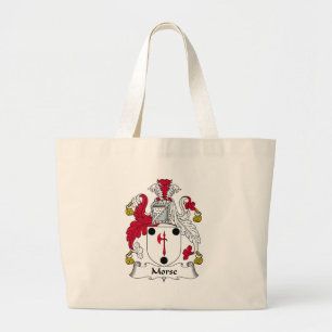 Morse Family Crest Grote Tote Bag