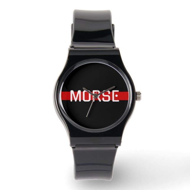 Morse-uurwerk - De kunst van de stilte Horloge (Voorkant)