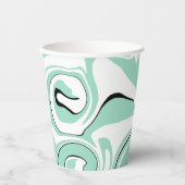 Morsen - Groen (Mint) Papieren Bekers (Voorkant)