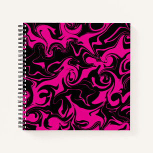 Morsen - Magenta en Black Notitieboek