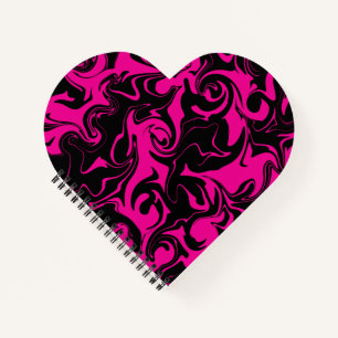 Morsen - Magenta en Black Notitieboek