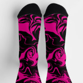 Morsen - Magenta en Black Sokken (Top)