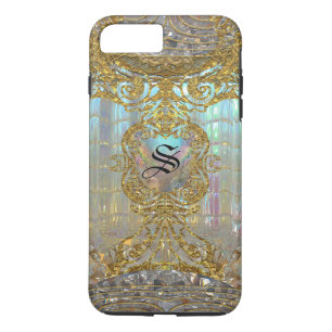 Morshnette Elegant Barok Monogram 7 Plus iPhone 8 Plus / 7 Plus Hoesje