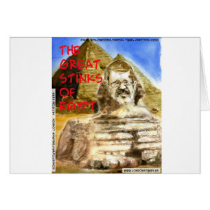 Morsi Great Stinks van Egypte grappig