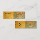 MORSTSTAR , MONOGRAM MINI VISITEKAARTJE (Voorkant / Achterkant)