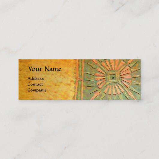 MORSTSTAR , MONOGRAM MINI VISITEKAARTJE (Voorkant)