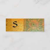 MORSTSTAR , MONOGRAM MINI VISITEKAARTJE (Achterkant)