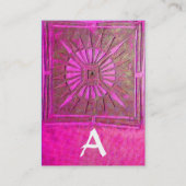 MORSTSTAR , MONOGRAM VISITEKAARTJE (Achterkant)