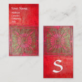 MORSTSTAR , MONOGRAM VISITEKAARTJE (Voorkant / Achterkant)