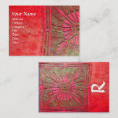 MORSTSTAR , MONOGRAM VISITEKAARTJE (Voorkant / Achterkant)