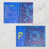 MORSTSTAR , MONOGRAM VISITEKAARTJE (Voorkant / Achterkant)