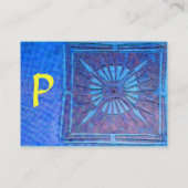 MORSTSTAR , MONOGRAM VISITEKAARTJE (Achterkant)