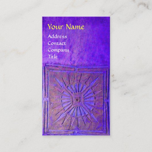 MORSTSTAR , MONOGRAM VISITEKAARTJE (Voorkant)