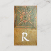 MORSTSTAR , MONOGRAM VISITEKAARTJE (Achterkant)