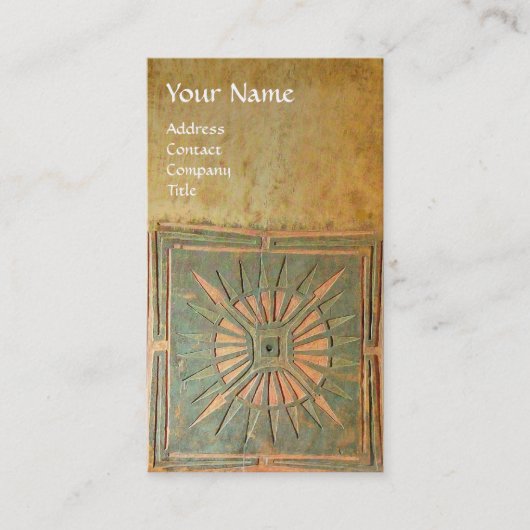 MORSTSTAR , MONOGRAM VISITEKAARTJE (Voorkant)