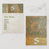 MORSTSTAR , MONOGRAM VISITEKAARTJE (Voorkant / Achterkant)