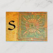 MORSTSTAR , MONOGRAM VISITEKAARTJE (Achterkant)