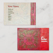 MORSTSTAR , MONOGRAM VISITEKAARTJE (Voorkant / Achterkant)