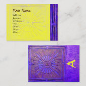 MORSTSTAR , MONOGRAM VISITEKAARTJE (Voorkant / Achterkant)