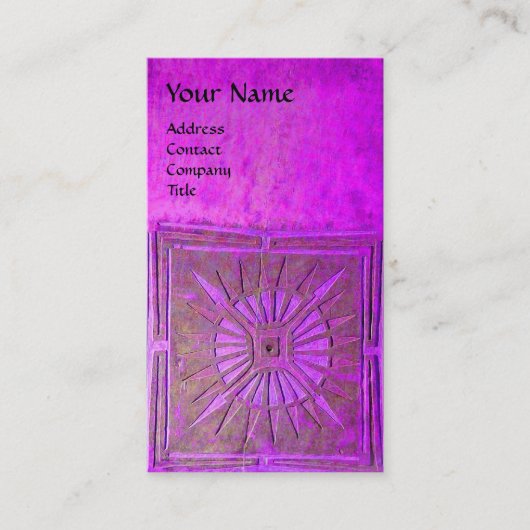 MORSTSTAR , MONOGRAM VISITEKAARTJE (Voorkant)