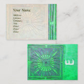 MORSTSTAR , MONOGRAM VISITEKAARTJE (Voorkant / Achterkant)