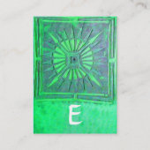 MORSTSTAR , MONOGRAM VISITEKAARTJE (Achterkant)