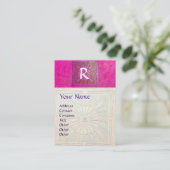 MORSTSTAR , MONOGRAM VISITEKAARTJE (Staand voorkant)