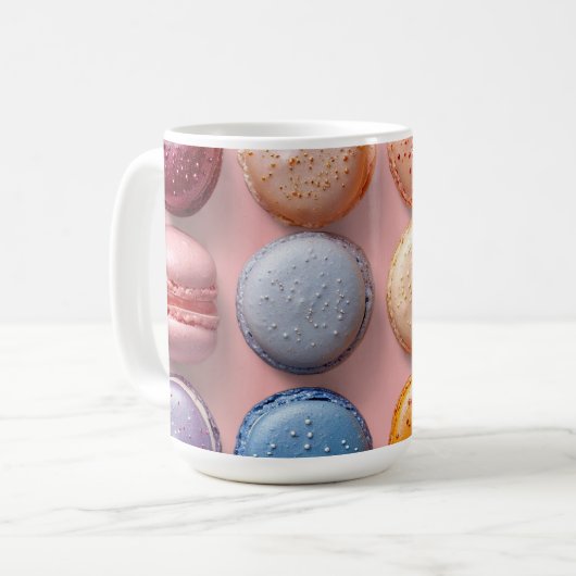 Morsures de rêve : Macarons Coffee Mug (Devant gauche)