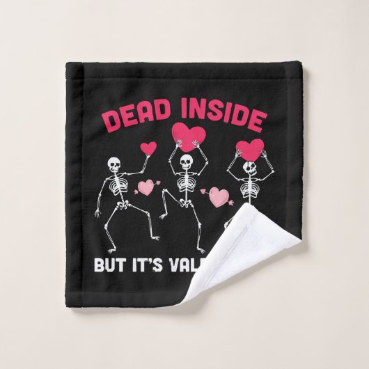 Mort à l'intérieur mais c'est la Saint-Valentin (Gant de toilette)