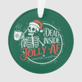 Mort À L'Intérieur Mais Jolly Af Crâne Santa Claus (devant)