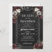 Mort à mes 20 ans 30e anniversaire Invitation (Devant)