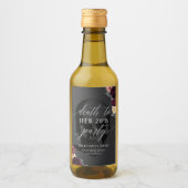 Mort à votre 20s Mini Étiquette bouteille de vin (Devant)