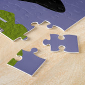 Mort dans le cimetière Halloween Puzzle (Côté)