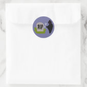Mort dans le cimetière Stickers Halloween (Sac)