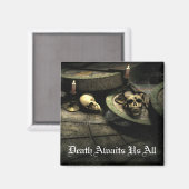 Mort Domaine Magnet d'art gothique (Recto/Verso)