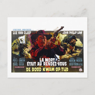 MORT TRAVERSE UNE CARTE POSTALE CHEVAL