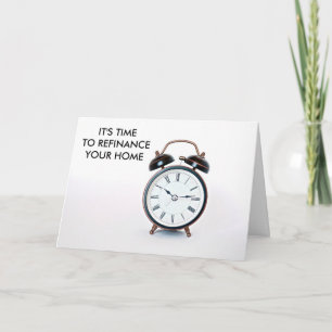 Mortage Company Refinance Time Lender Marketing Kaart