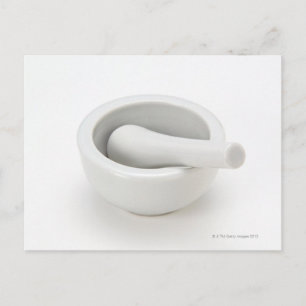 Mortar en Pestle Briefkaart