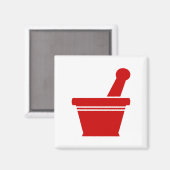 Mortar en Pestle Magneet (Voorkant / Achterkant)