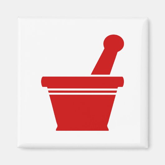 Mortar en Pestle Magneet (Voorkant)