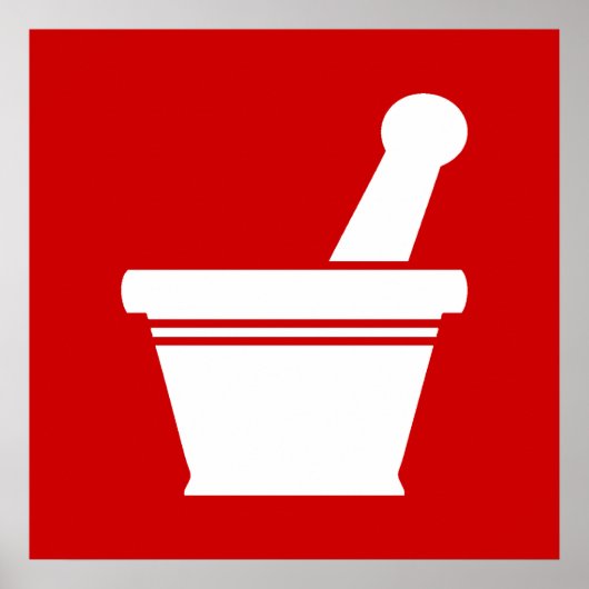Mortar en Pestle Poster (Voorkant)