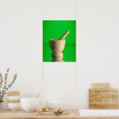 Mortar en pestle poster (Keuken)