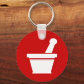 Mortar en Pestle Sleutelhanger (Voorkant)